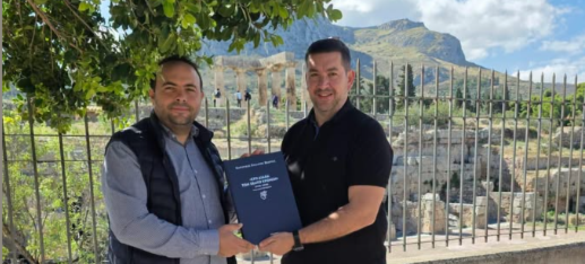 Σπάρτη και Κόρινθος πιο κοντά: Συνάντηση με μήνυμα συνεργασίας στην Αρχαία Κόρινθο
